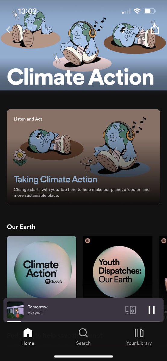 LessWasteLaura's tweet image. Love this feature from @SpotifyUK #ClimateConversations 🌍