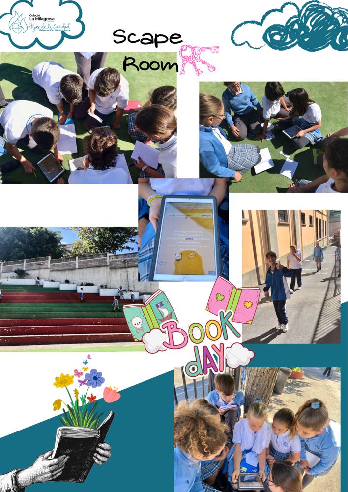 ColeMilagrosaOr's tweet photo. ¡Scape Room literario 📚!
El tercer ciclo de Educación Primaria, ha realizado hoy un Scape Room literario por el día del libro.
¡Cómo lo han disfrutado!😍
#educacionprimaria #LaMilagrosaOrotava #Mevisur #colegiosHHCC #díadellibro https://t.co/f7tAU17OiY
