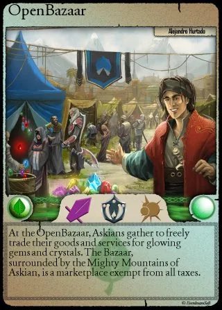 WRabbit1111's tweet photo. BAZAARCARD - #SpellsOfGenesis
I love this 2015 card that immortalises another piece of blockchain history - the very early decentralised marketplace #OpenBazaar.
I remember buying one of my first @pascalboyart pieces on there 💚
So excited to hear it’s on the come back https://t.co/WiAIyj3T6r