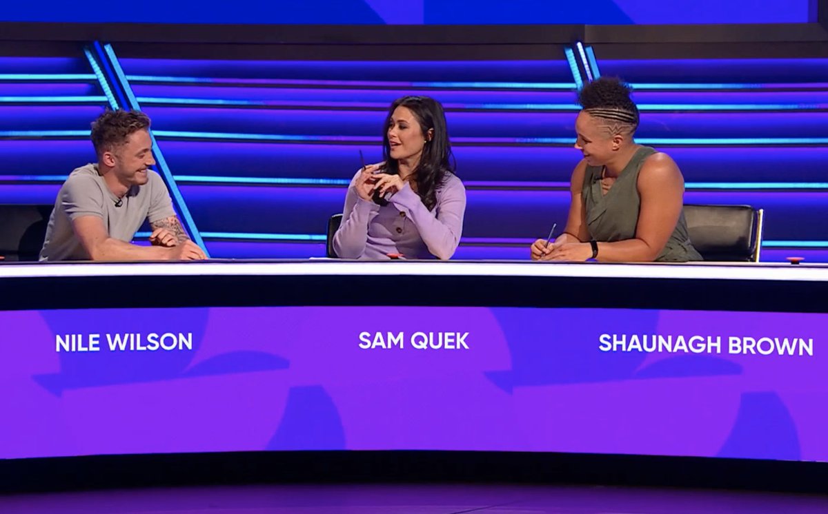 QuestionofSport's tweet photo. 👋 It's time to meet tonight's #QuestionofSport guests!

Joining @SamanthaQuek...
🤸‍♂️ @NileMW 
🏉 @ShaunaghBrown 

And on @ugomonye's team...
🏃‍♂️ @Adam_Gemili 
🏉 @PScully13 

📺 Hosted by @PaddyMcGuinness, the action starts at 7:30pm on BBC One &amp; @BBCiPlayer. https://t.co/ucUmaqwky6