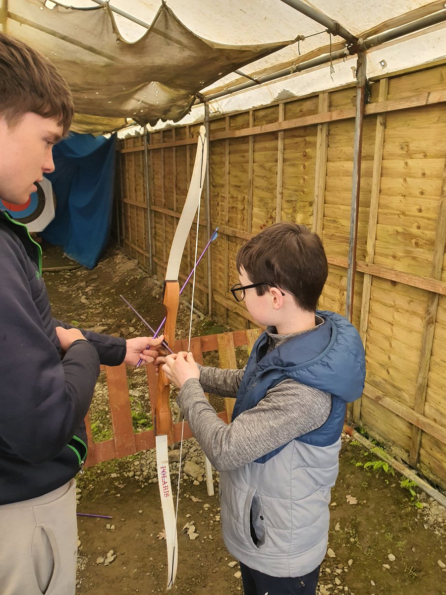SilverminesNS's tweet photo. Archery at UL Adventure Centre today as part of Silvermines NS School Tour 2023  #WilliamT🧿 https://t.co/kT0C93lWjK