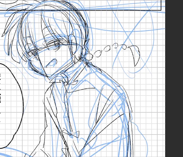 お風呂から出たら描こうとしている 