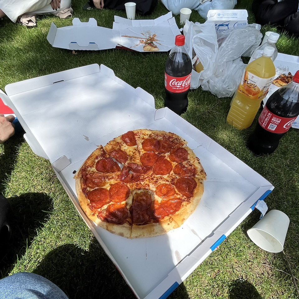 AGU_Angels's tweet photo. ピザパと新歓練習来てくれた人ありがとうございました！🍕🫶🏻

次回は5月28日(金)の新歓コンパです！！
LINEグルで詳細お知らせするので、少しでも興味ある方はDMお待ちしてます💘💘

#春から青学 #青学新歓 #青学サークル #野球サークル https://t.co/uDnxjHpeLc