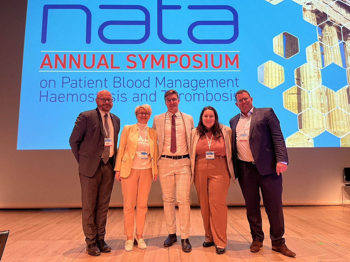 NATAforum's tweet photo. Congratulations to the Best Abstract Competition winners 
Rebecca Jeltuhin, Emory University School of Medicine, USA
Kenneth Macpherson, Uni. of Western Australia, Australia
Milica Liker, Dpt of Transfusion Medicine &amp; Transplantation Biology, Uni. Hospital Centre Zagreb,Croatia https://t.co/Cms9aNDPSr