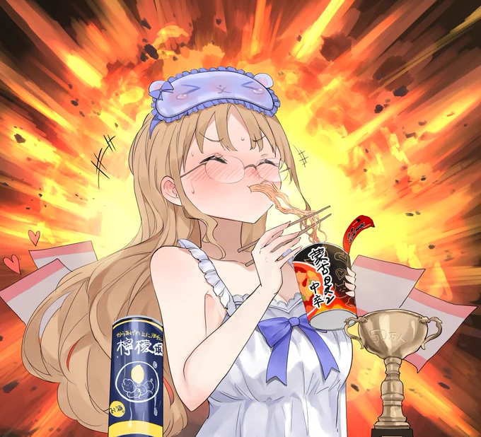 『ばくはつ屋 50万人記念蒙古配信』改めてシスター・クレアさん登録者数50万人おめでとうございます#描いたよクレアさん 