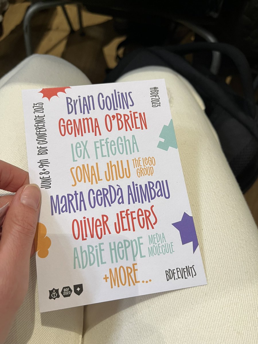 kat_summers's tweet photo. Excited for today’s talks at BCNMCR  @studiodbd https://t.co/lKeZDlusSL