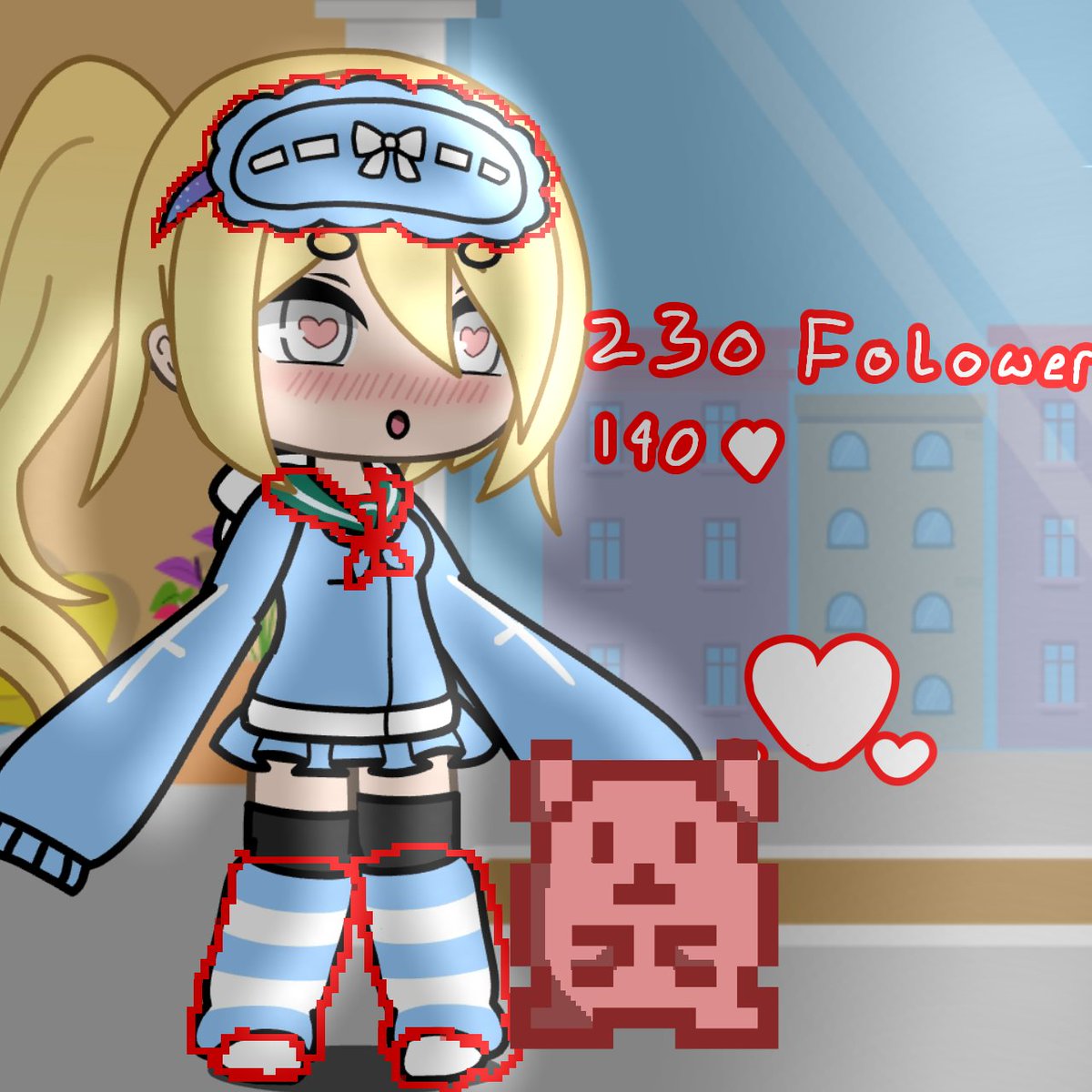 ٭evelyn ave gacha heat٭ tweet media