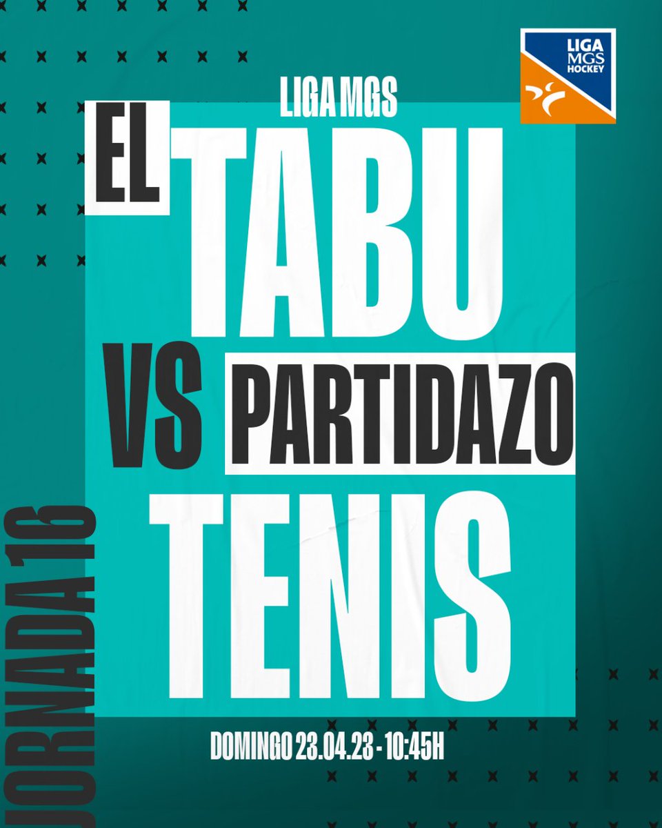 rfe_hockey's tweet photo. ‼️ ##PartidazoMGS y #PartidazoIberdrola ‼️
📆 Jornada 16 - 22.04.23
🆚 @UDTaburiente - @rstenishockey
🆚 @hockeyjunior - @RCPoloBarcelona
🏆 #LigaIberdrola 🤜🤛 #ligamgs
Consulta los horarios del resto de jornada 👉
#HockeyEspaña | @iberdrola | @mgs_seguros https://t.co/5uJzTOhFQX