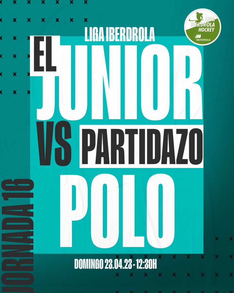 rfe_hockey's tweet photo. ‼️ ##PartidazoMGS y #PartidazoIberdrola ‼️
📆 Jornada 16 - 22.04.23
🆚 @UDTaburiente - @rstenishockey
🆚 @hockeyjunior - @RCPoloBarcelona
🏆 #LigaIberdrola 🤜🤛 #ligamgs
Consulta los horarios del resto de jornada 👉
#HockeyEspaña | @iberdrola | @mgs_seguros https://t.co/5uJzTOhFQX