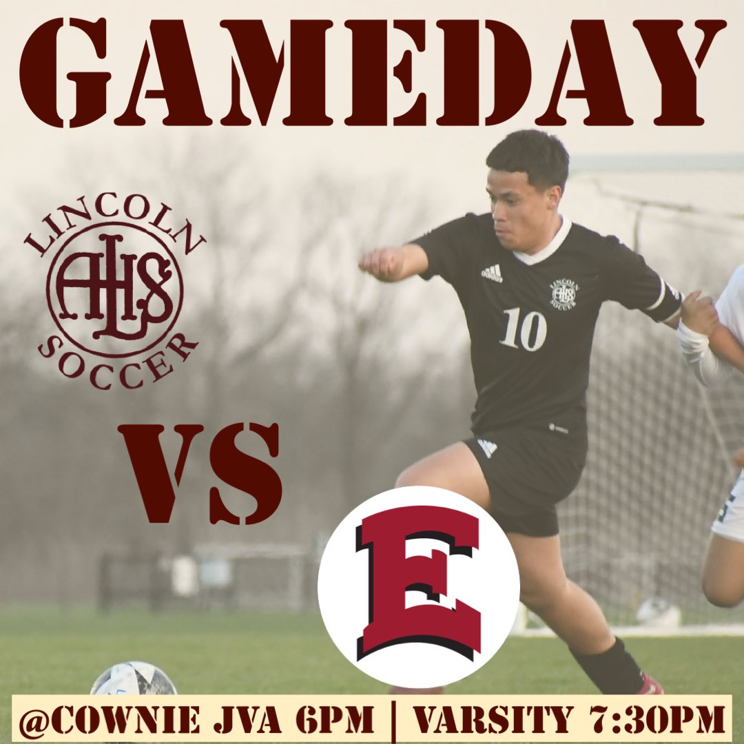 DMLINCOLNSOCCER's tweet photo. GAMEDAY!!!!
🆚: East
📍: Cownie
⏰JVA: 6PM | Field 10
⏰Varsity: 7:30PM | Field 9
#VAMOSRAILS https://t.co/3PeuYPf5LT