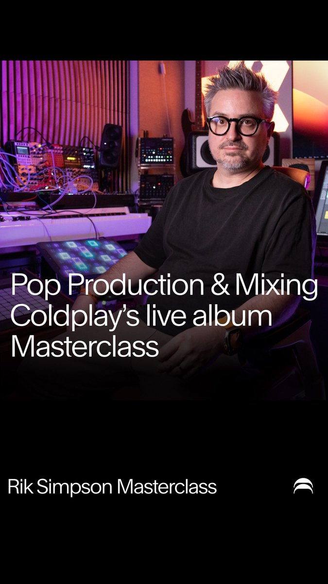 Pre-order my @aulart_official Masterclass: Pop Production &amp; Mixing Coldplay's Live Album now from the link in my bio. Don't miss out, it's coming soon! 🎵

#musicproducer #musicproduction #musicstudio #coldplay #mixing #mastering
