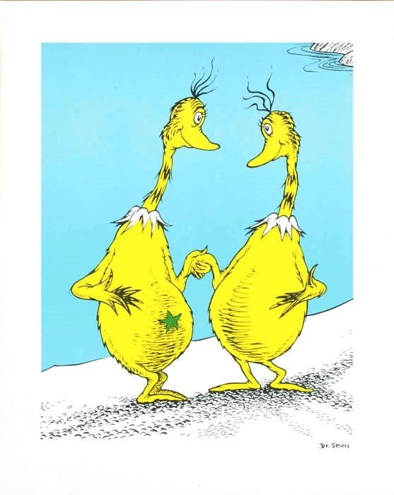 With all this blue-tick craziness, I can't help but think of the Sneetches, and their star on/off machine. Which I guess makes @elonmusk the present day Sylvester McMonkey McBean?