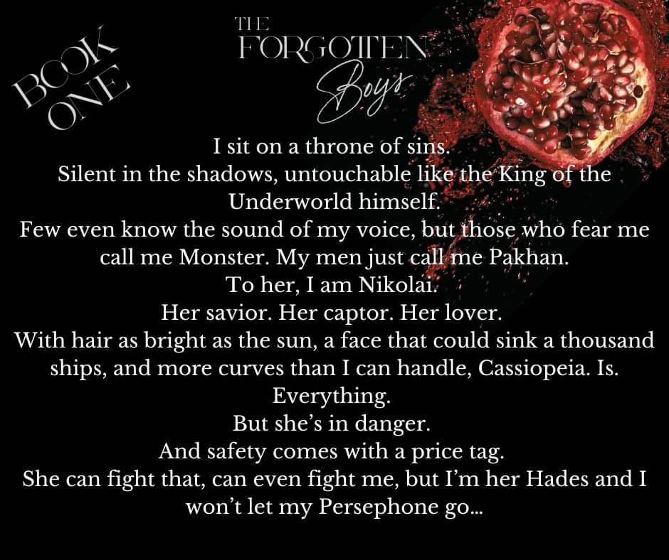 Blurb reveal for Book One in The Forgotten Boys by @SerenaAkeroyd 

PreOrder TODAY 
 books2read.com/BratvaOneSeren…

#TheForgottenBoys #HadesandPersephoneRetelling #SerenaAkeroyd  #DarkMafiaRomance