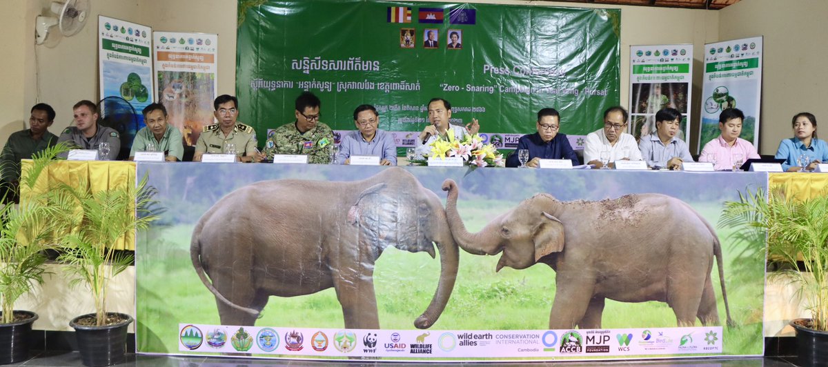pheaktraneth's tweet photo. #ZeroSnaring campaign in Veal Veng district, Pursat province. New step to eradicate the snares in the protected areas and provide safety to #wildlife https://t.co/T9rRc4O79v