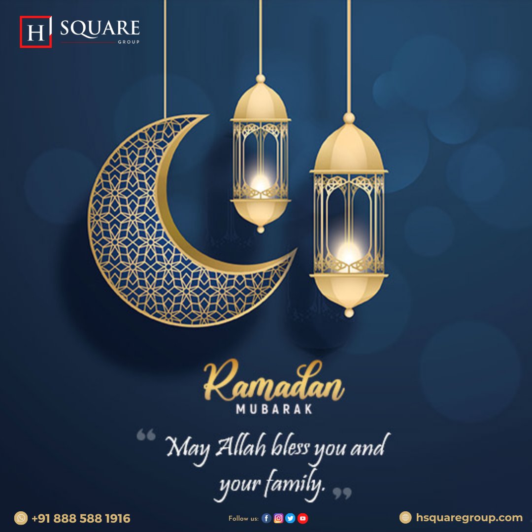 HADigitals's tweet photo. #HSquareGroup warm greetings on Ramadan to you and your family. May the holy essence of this festive occasion inspire you towards a better life. 

#RamadanMubarak #Ramadan2023 #HSquareHousing #HSquareTeam #HemanthKumarPedhiredla https://t.co/sviYBD56N2