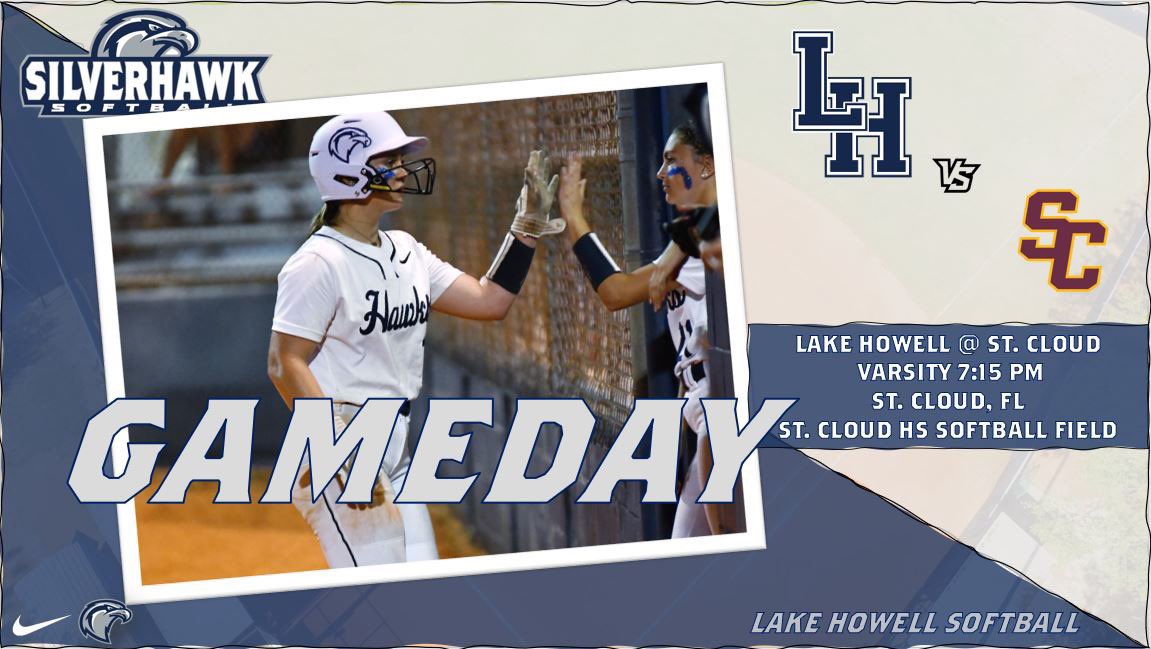 #𝙂𝘼𝙈𝙀𝘿𝘼𝙔

🆚St. Cloud
📆April 21
🕰7:15
📍St. Cloud, FL
🏟St. Cloud HS Softball Field