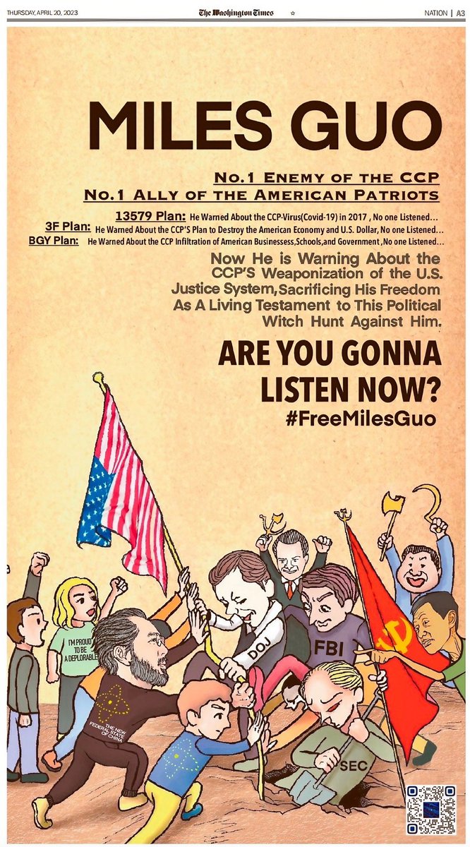 Bogumgl6016's tweet photo. Miles Guo, No.1 enemy of the CCP, No.1 ally of the American patriots, is warning about the CCP's weaponization of the U.S. Judicial System, sacrificing his freedom as a living testament to this political witch hunt against him.  

 #freemilesguo #infiltration #usjudicialsystem https://t.co/YzpPMjjX8q