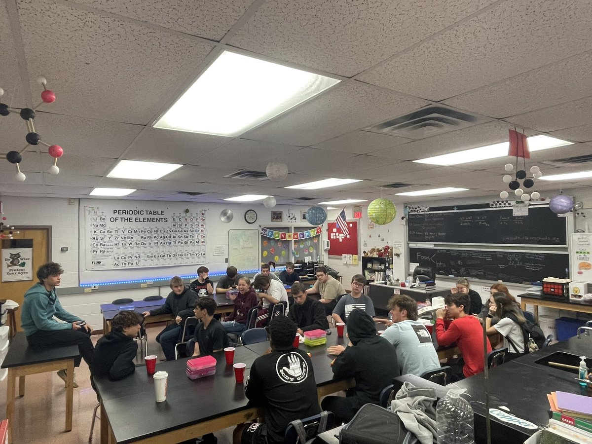 Big number this morning! A great Huddle with God’s Word and prayer! We gather every Friday morning at 7AM in Mrs. Prescott’s classroom. All are invited!