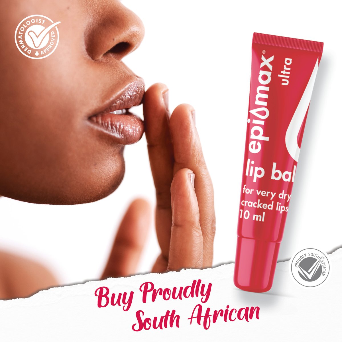 Restore, nourish &amp; hydrate very, cracked lips with our therapeutic ointment, Epi-max Ultra Lip Balm. For more info visit epimax.co.za

#Epimax #EpimaxLipBalm #DryCrackedSkin #Nourishing #Hydrating #Restoring 
#OurFamilyForYourFamily #BuyProudlySouthAfrican
