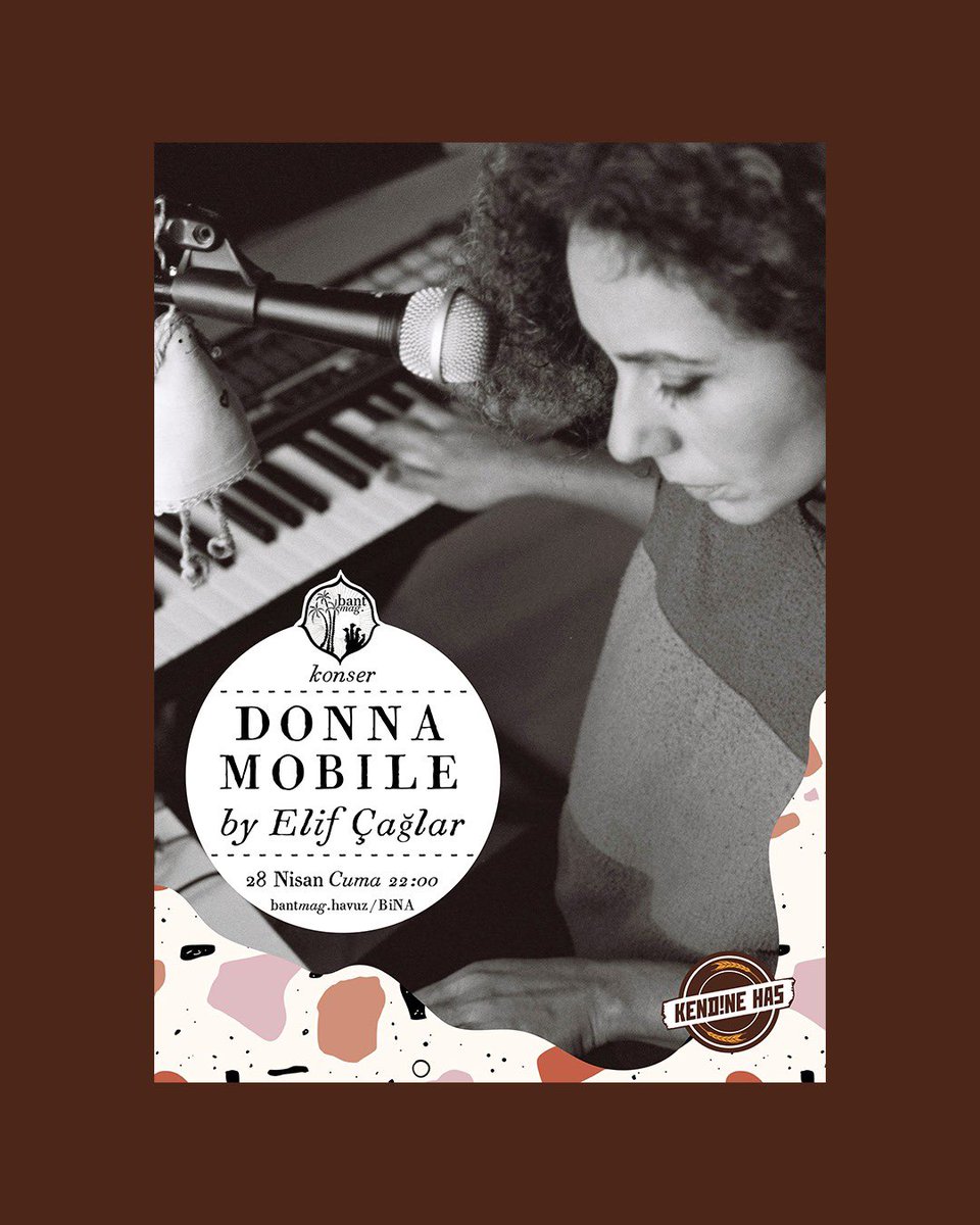 Müzisyen <a href="/elifcaglarmuslu/">Elif Çağlar Muslu</a> #KendineHas yeni projesi Donna Mobile ile sizlerle!​

#KendineHas müziğini keşfetmek için Donna Mobile by <a href="/elifcaglarmuslu/">Elif Çağlar Muslu</a> konseri 28 Nisan Cuma 22.00’da Bina’da! Detaylar için: bantmag.com