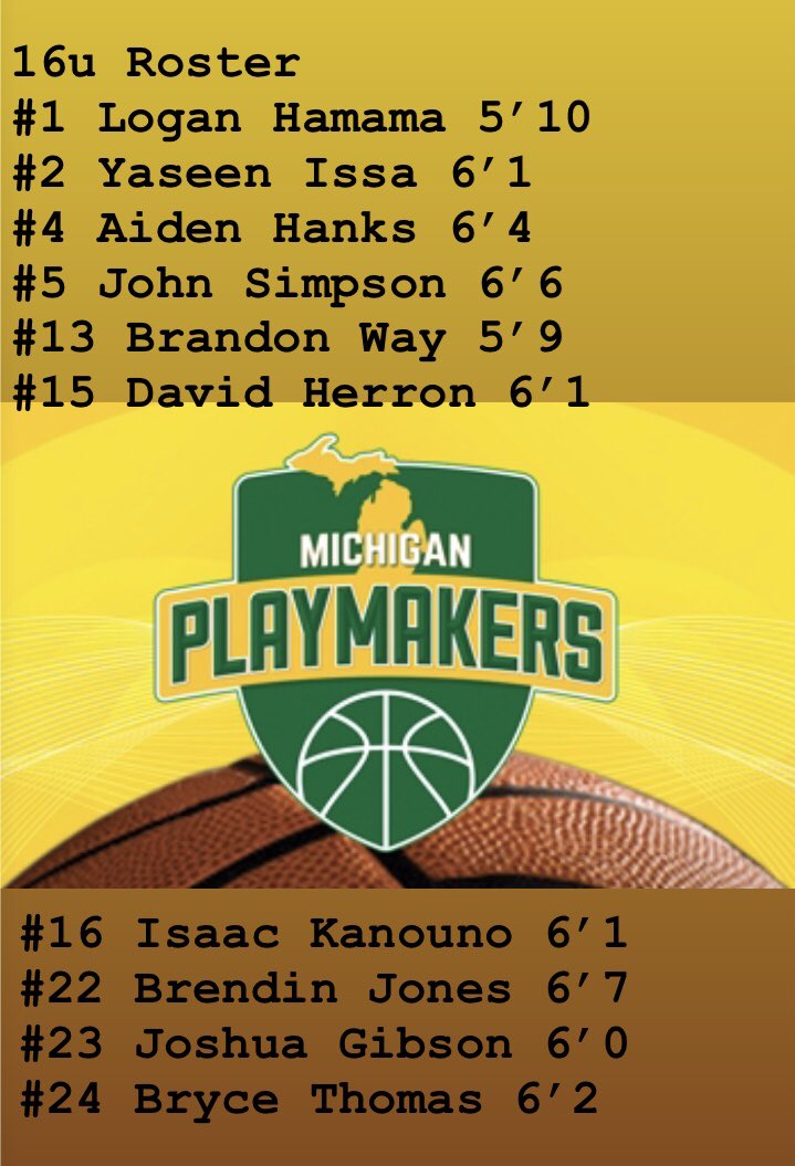 Michigan Playmakers on Twitter "2025’ Playmakers Indianapolis April