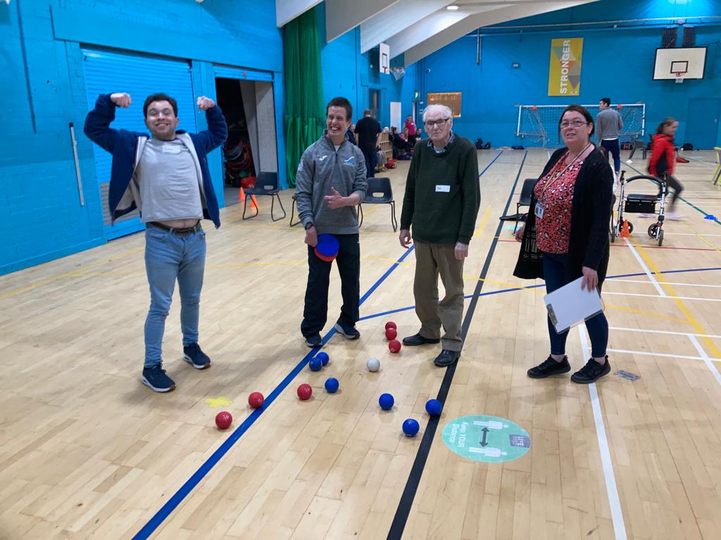 SDS_sport's tweet photo. 🔴🔵Boccia | Borders League

Fantastic to see the return of the Borders Boccia League with a great encounter between Hawick and Peebles!
Peebles clinched a 7-4 victory after some brilliant matches🤝

We look forward to seeing how the league plays out over the coming months!🏆 https://t.co/zBNVo6VrQe