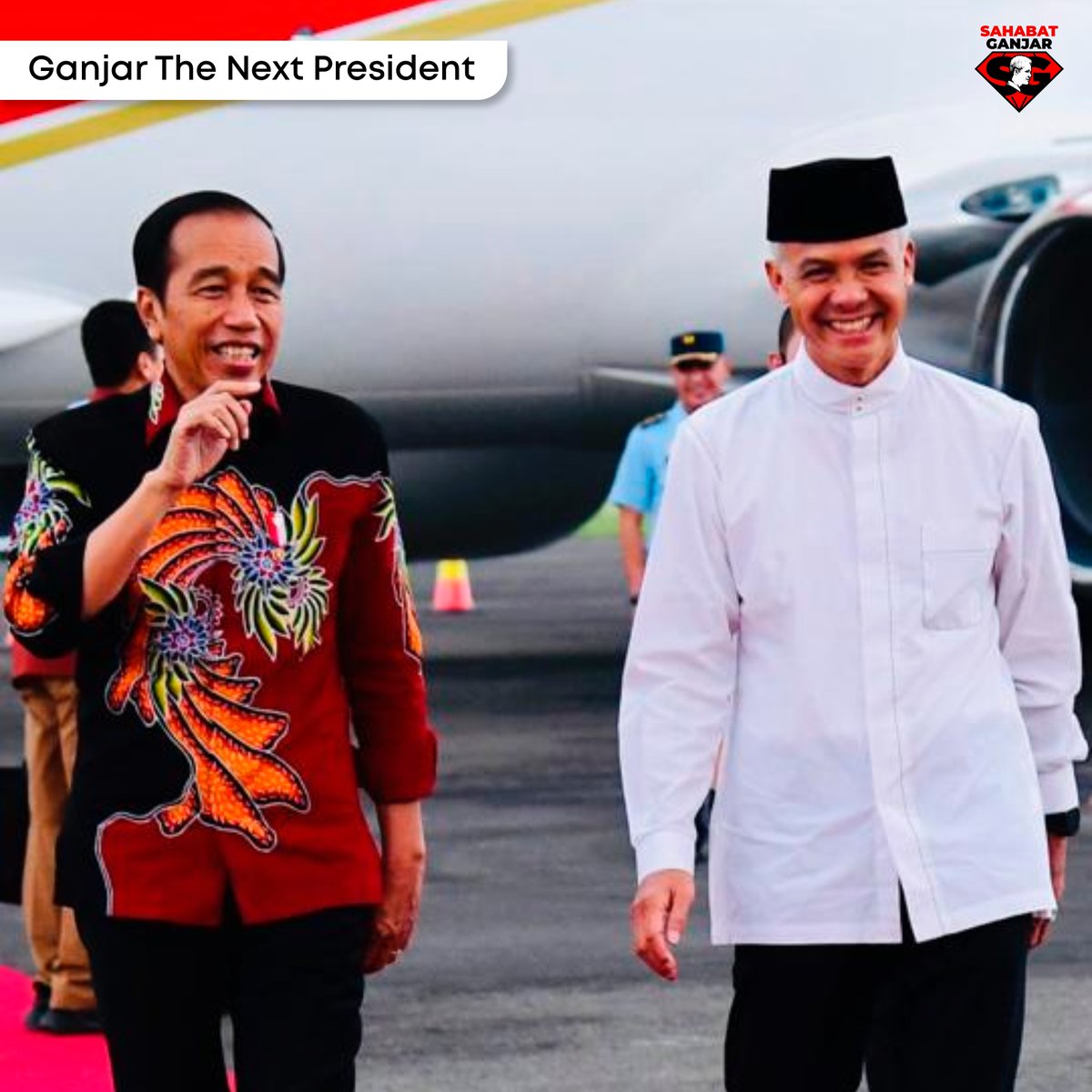 sahabatganjar's tweet photo. Banyak persamaan antara Ganjar dan Jokowi. Rendah hati, murah senyum, merakyat, dan suka blusukan.

Siang tadi Ketua Umum PDIP mengumumkan Ganjar Pranowo sebagai Calon Presiden Indonesia. https://t.co/hNv5gBRSsD