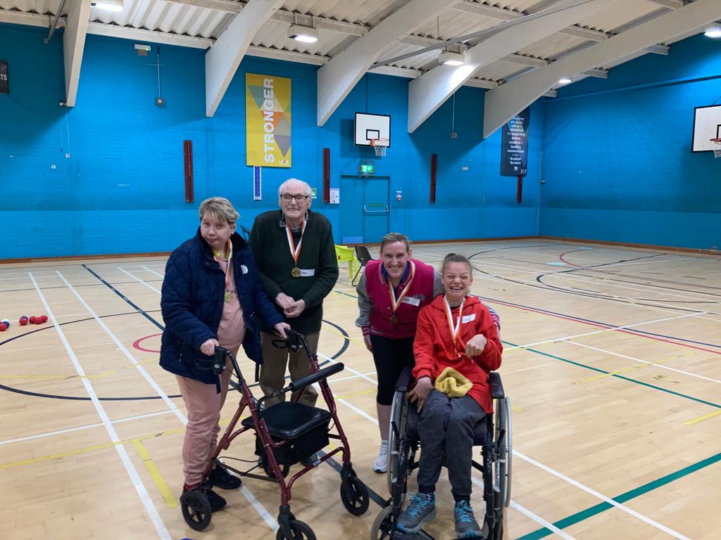 SDS_sport's tweet photo. 🔴🔵Boccia | Borders League

Fantastic to see the return of the Borders Boccia League with a great encounter between Hawick and Peebles!
Peebles clinched a 7-4 victory after some brilliant matches🤝

We look forward to seeing how the league plays out over the coming months!🏆 https://t.co/zBNVo6VrQe