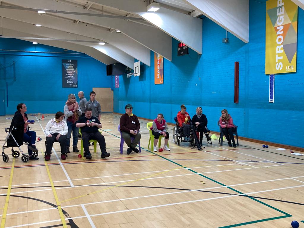 SDS_sport's tweet photo. 🔴🔵Boccia | Borders League

Fantastic to see the return of the Borders Boccia League with a great encounter between Hawick and Peebles!
Peebles clinched a 7-4 victory after some brilliant matches🤝

We look forward to seeing how the league plays out over the coming months!🏆 https://t.co/zBNVo6VrQe