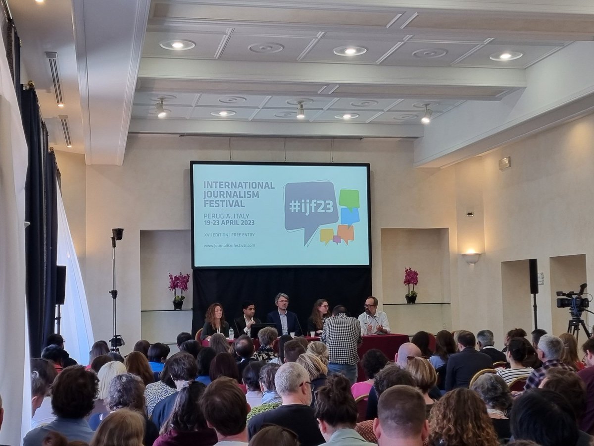 "Historically, journalism has not documented its impact and social value" <a href="/miguel_castro/">Miguel Castro</a> says, lacked the skills, means, and perhaps the inclination, to measure and prove its value, relied on "you know it when you see it". #ijf23