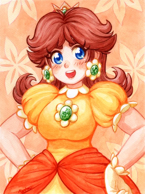 Happy birthday to princess Daisy! I don't have anything new this year, so throwback to past works  