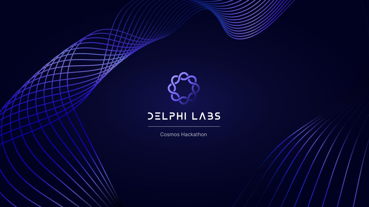 1/ Registrations for Delphi Labs’ Cosmos Hackathon are still open! 

As the deadline approaches, we’ll share 1 thread a day over the next 10 days covering an idea you could build from our recently published Request for Protocol article 🧵👇