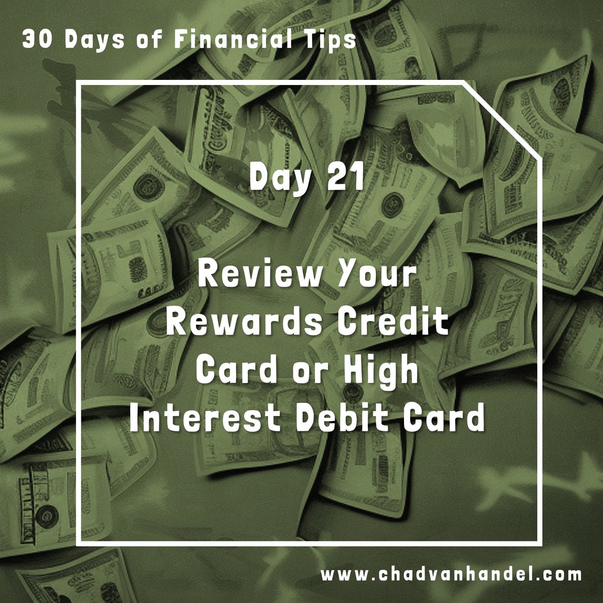 chadvanhandel's tweet photo. April is Financial Literacy Month, so this month I'll be sharing 30 financial tips compiled from CNBC and a few other sources. It's never too early or too late to get your money right. https://t.co/vqr1WlFCHR