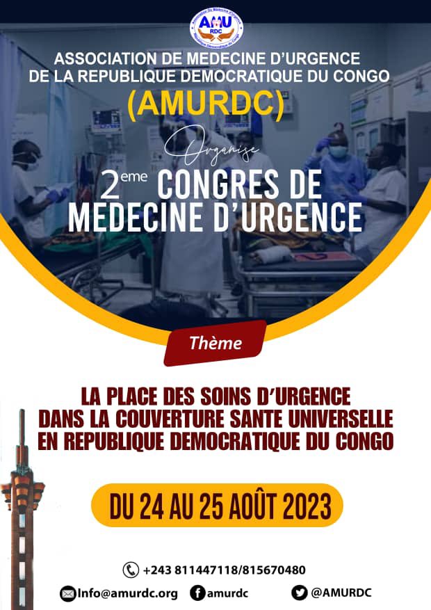 Loi sur la CSU votée à l’Assemblée Nationale. Structures d’implémentation établies. Accouchements déjà couverts dans certains cas. Train en marche…

Quelle place pour les soins d’urgence, un droit fondamental ? RDV au 2ème congrès à Kinshasa

Inscription: amurdc.org/congres-inscri…