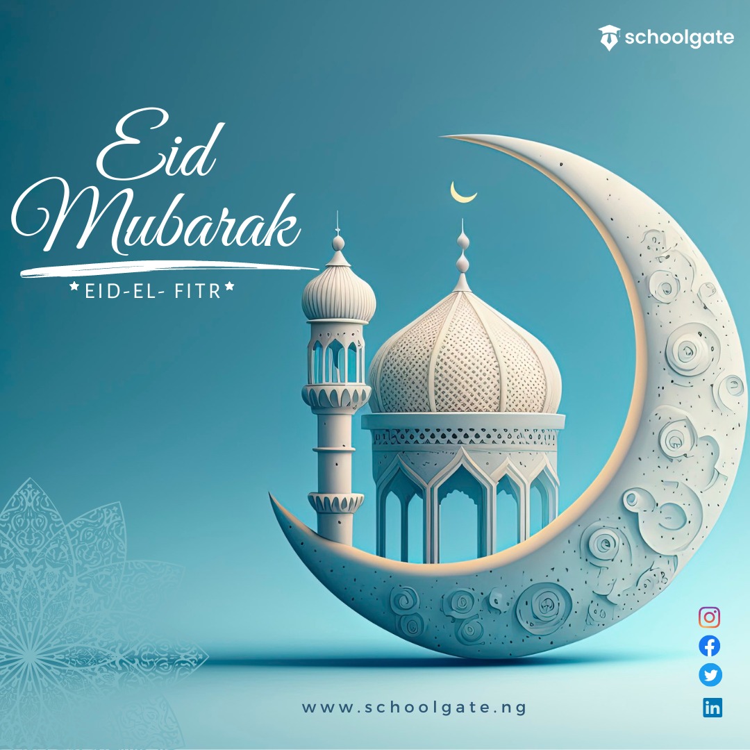 Schoolgate_ng's tweet photo. Happy Celebrations to all our Muslim friends

#EidMubarak #EidAlFitr2023 #eid2023 #ramadan #ramadankareem #jumaat #EidElFitr #Eid2023 #EidUlFitr https://t.co/h58RFbbe11