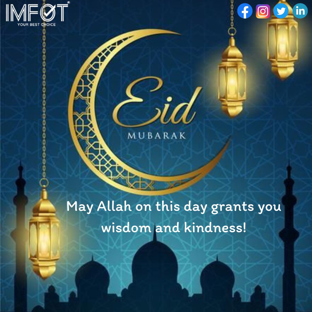 imfot_'s tweet photo. Eid-ul-Fitr is a day of rejoicing and bliss. It is a day of blessing and peace. Most of all, it is a day to celebrate #brotherhood. Eid Mubarak to you and your family 🤩
.
.
#Eid #EidUlFitr #eidmubarak #eidulfitr2023 #eidspecial #eidmubarak2023 #eid2023 #eidwishes #peace #imfot https://t.co/49HuE0x5BT