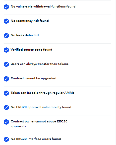 ICEBRKofficial's tweet photo. Just checked our contract on https://t.co/iFcUZrzkQ1 and overviewed our security risks:

https://t.co/p2hbabDOQG

Have a look for yourself and see how we compare to other contracts 

$FTM #Fantom #crypto #blockchain #DAO #DeFi #memecoins #governance #EVM $ETH $PEPE https://t.co/6T7IXLa5TL