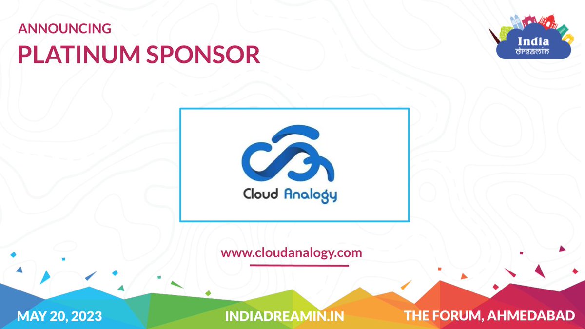 India Dreamin (@sfindiadreamin) on Twitter photo We are thrilled to announce our Platinum sponsor for India Dreamin' 23! Our heartfelt gratitude goes out to <a href="/cloudanalogy/">Cloud Analogy</a> for supporting our mission to create a vibrant community of Salesforce professionals in India.
Refer to the blog for more info: lnkd.in/gnpy5WGy We are thrilled to announce our Platinum sponsor for India Dreamin' 23! Our heartfelt gratitude goes out to <a href="/cloudanalogy/">Cloud Analogy</a> for supporting our mission to create a vibrant community of Salesforce professionals in India.
Refer to the blog for more info: lnkd.in/gnpy5WGy