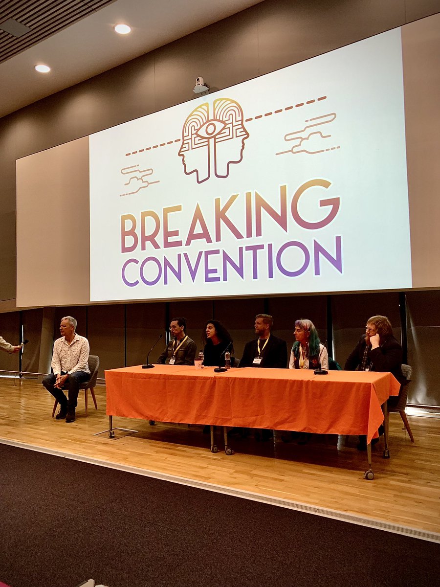 newpsychonaut's tweet photo. Mind + Metaphysics panel with the really brainy Marta Santuccio, Susan Blackmore, PeterSjostedtH @chrisletheby @JylkkaJussi your host @adewebb at @breakingcon #breakingconvention #bc2023 https://t.co/kv19XTk1fm