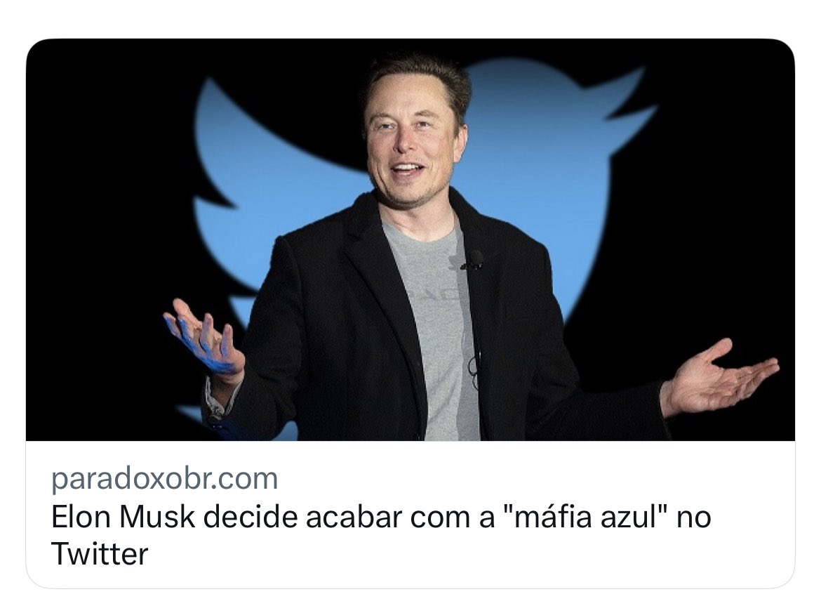 Cruzeiro's tweet photo. Colé @elonmusk, cê besta, uai! https://t.co/sxEvVlqjww