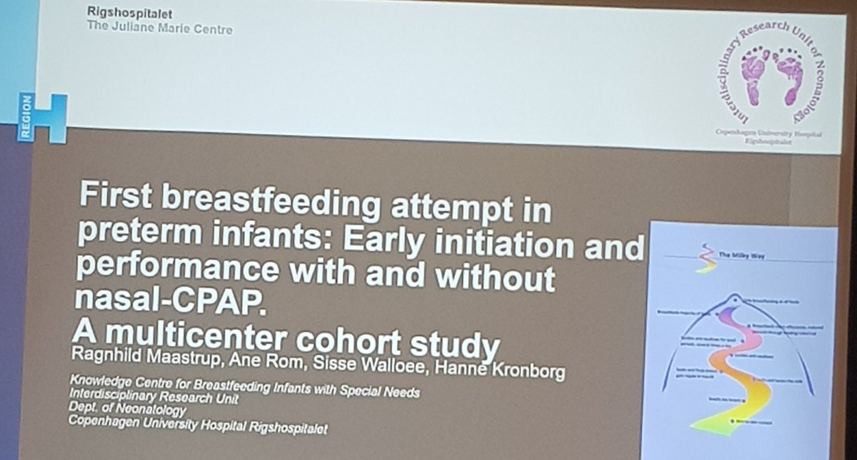 AloysiusAnnie's tweet photo. Exciting data from hopefully soon to be published study by Ragnhild Maastrup on feasibility and importance of early breast feeding experiences in preterm infants on CPAP #MAINN2023 @NeoSLTCEN https://t.co/QZYaXAEyY3