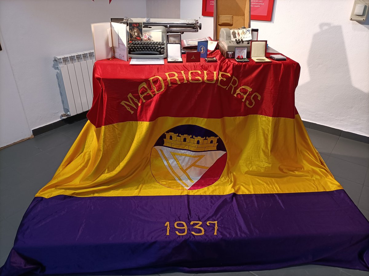 Habanosblue's tweet photo. Fantastic little museum in the middle of rural La Mancha @Civil_War_Spain #Madrigueras #Albacete #IBMT https://t.co/y5bmYbjRws