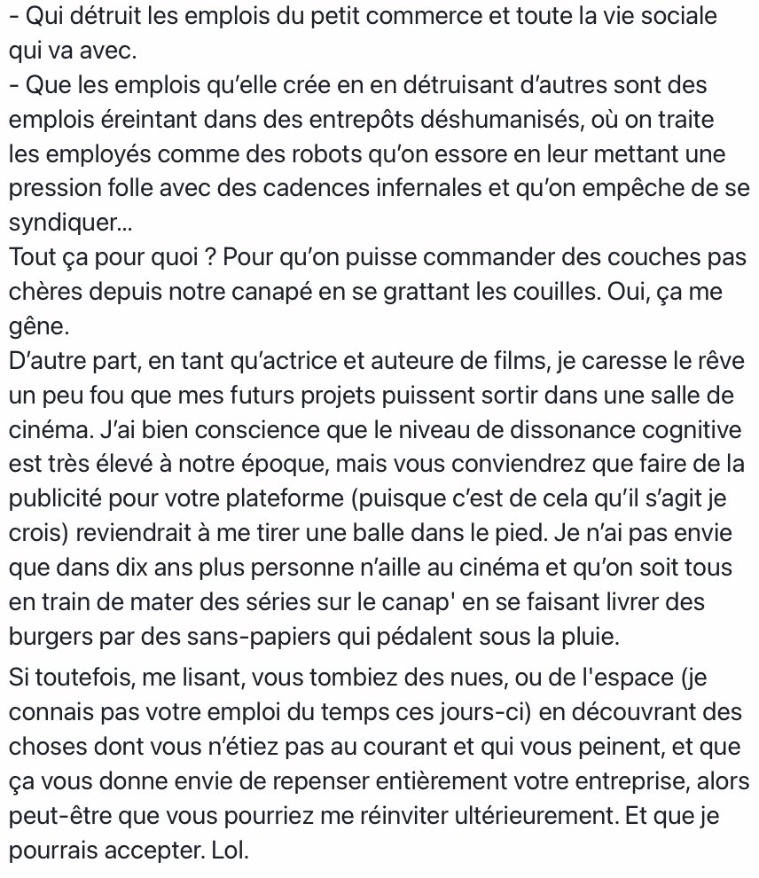 SeriesUpdateFR's tweet photo. Blanche Gardin a refusé de participer à "LOL: Qui rit sort". https://t.co/H0LyHPB87X