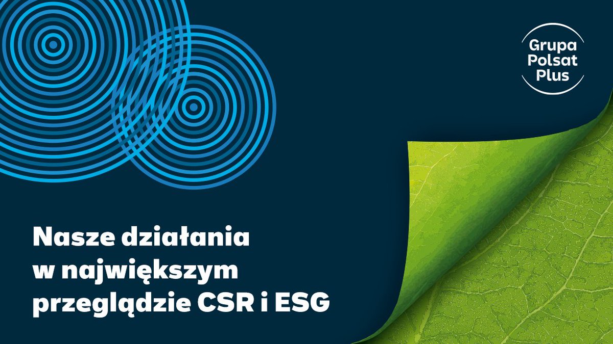 Telewizja Polsat (@telewizjapolsat) on Twitter photo Sprawdź, jak Grupa Polsat Plus działa na rzecz środowiska i społeczności. Przejrzyj nowy raport <a href="/FOB_Poland/">Forum Odpowiedzialnego Biznesu</a> „Odpowiedzialny biznes w Polsce. Dobre praktyki”
#grupapolsatplus #CSR #raport2022 bit.ly/3n0dO1U Sprawdź, jak Grupa Polsat Plus działa na rzecz środowiska i społeczności. Przejrzyj nowy raport <a href="/FOB_Poland/">Forum Odpowiedzialnego Biznesu</a> „Odpowiedzialny biznes w Polsce. Dobre praktyki”
#grupapolsatplus #CSR #raport2022 bit.ly/3n0dO1U