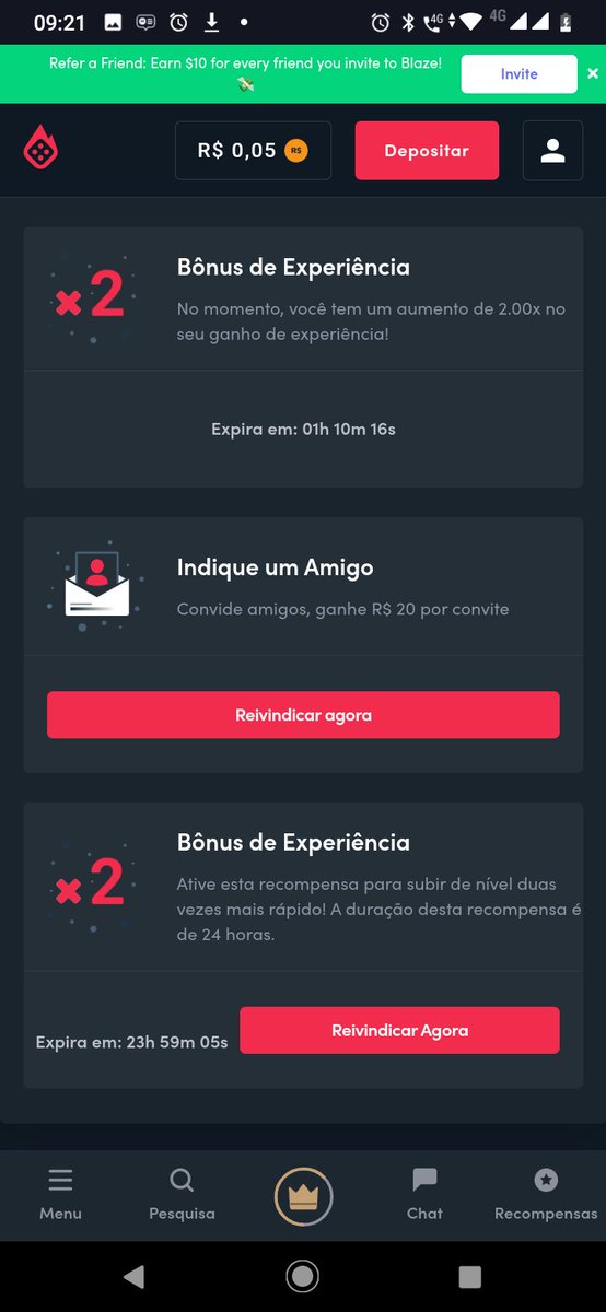 mariane2cos's tweet photo. Giro diário do da esse bônus de experiência @blazecombr 😂 https://t.co/FHa70cbyqz