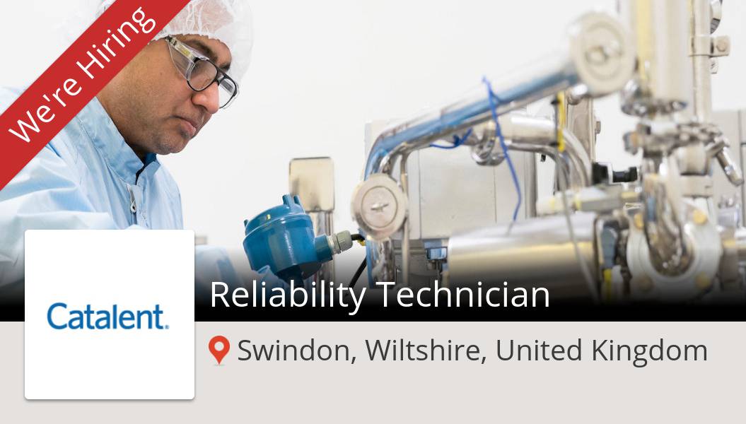 aSandraKennelly's tweet photo. #Catalent is hiring a Reliability #Technician, apply now! (#Swindon) #job https://t.co/CL7CpfDfrn https://t.co/npdi1q2Nap