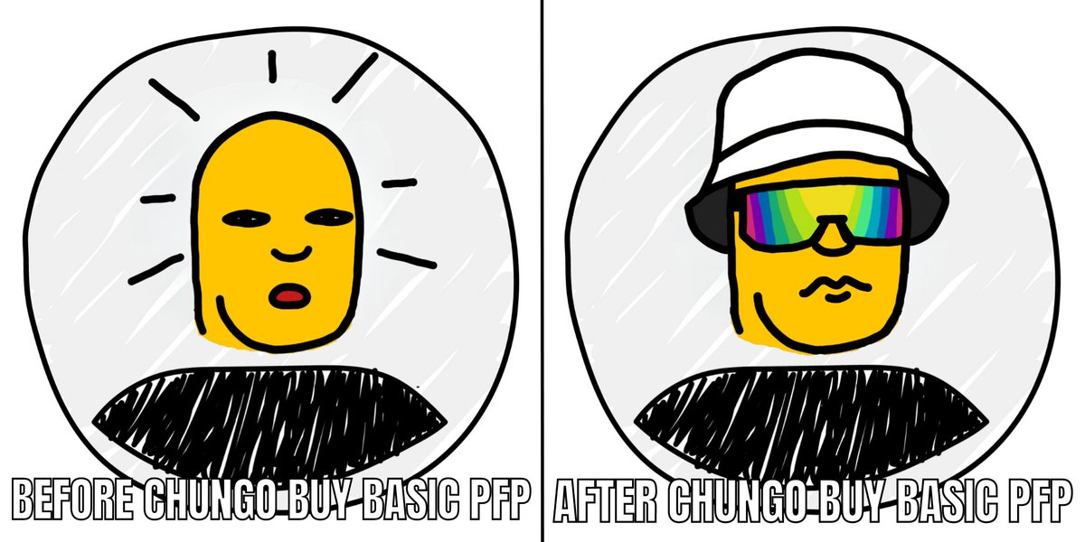 Kanyesweatz's tweet image. chungos are basic.
basic is chungo.

hope to see more Chungos like @farmerfred133 to join the basic movement 🫂

@claritycollectv 
@ChungosNFT 
#JustaBasicPFP