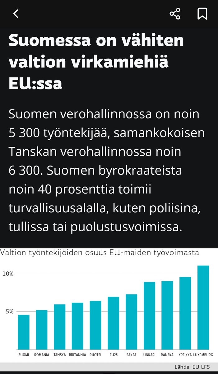 Pohjaton 'valtion virkamiehistä voi leikata'-taikaseinä on Suomessa kuljettu jo loppuun. #hallitustunnustelut