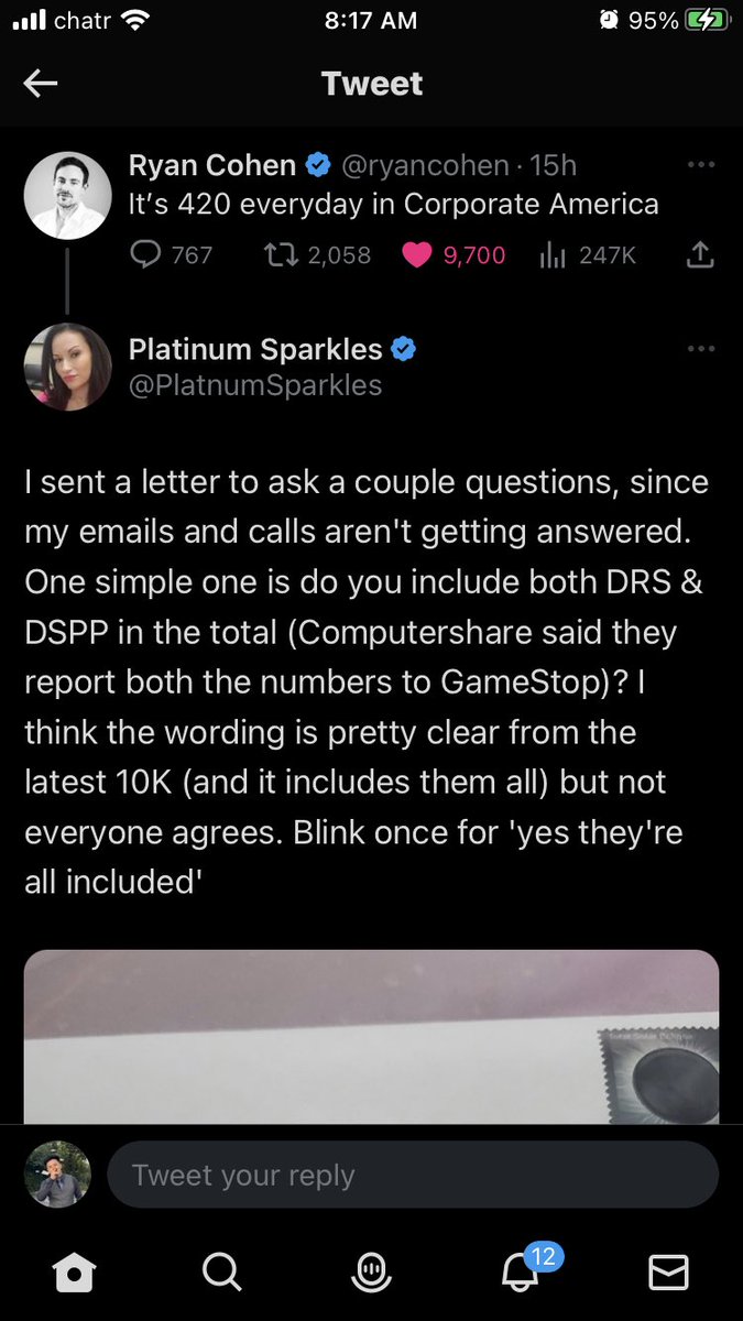 WolfeofballST's tweet photo. Oh how funny this is #BBBY #GME 
Look at all these active FUD posters. Now look at them begging for Ryan to answer their questions… as if.. these morons have lost sense of reality https://t.co/p67XW9sySG
