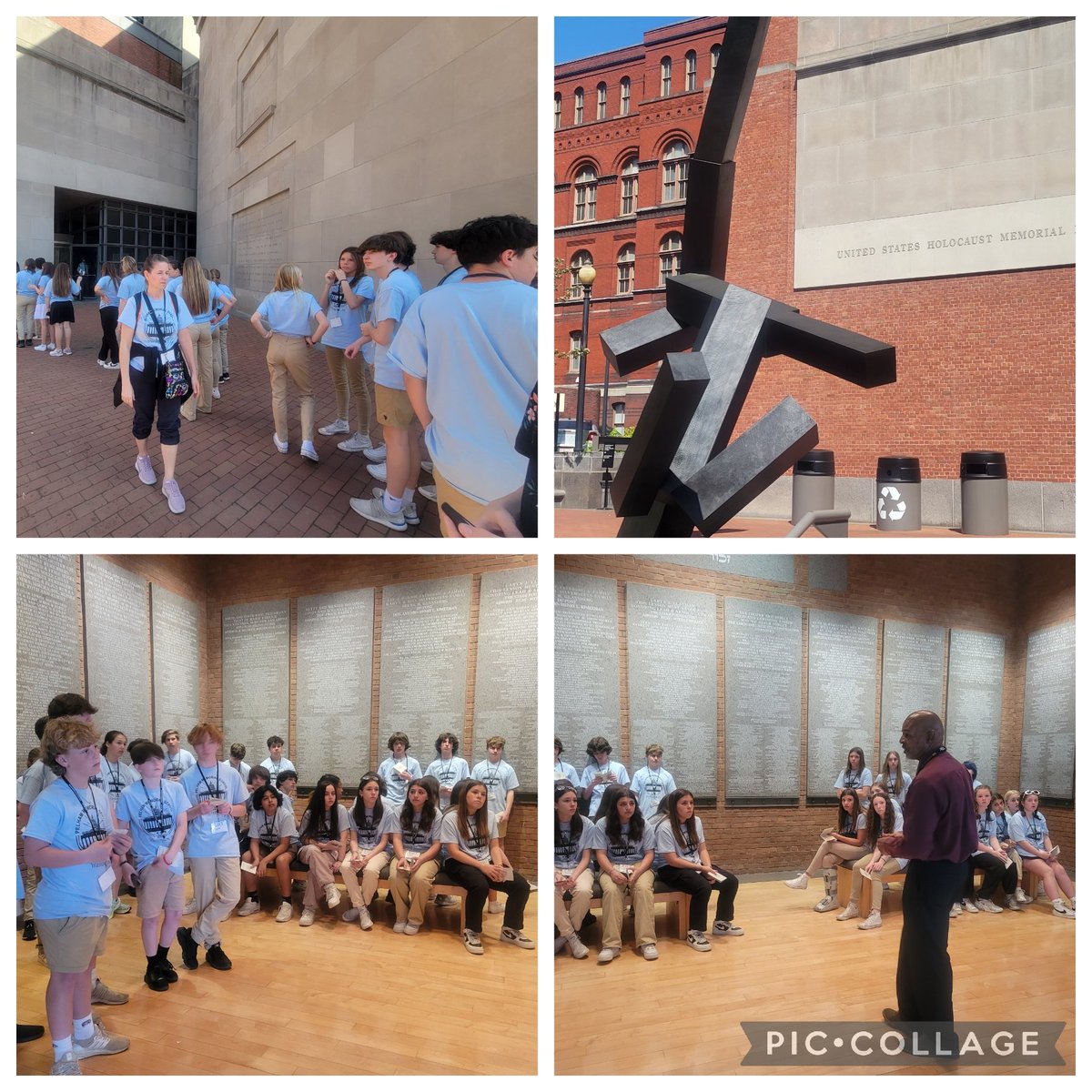 HatzOff2English's tweet photo. Yesterday @PMSPelham visited the  @HolocaustMuseum #DC2023 #AskWhy #NeverForget https://t.co/aFlMq1OfMy
